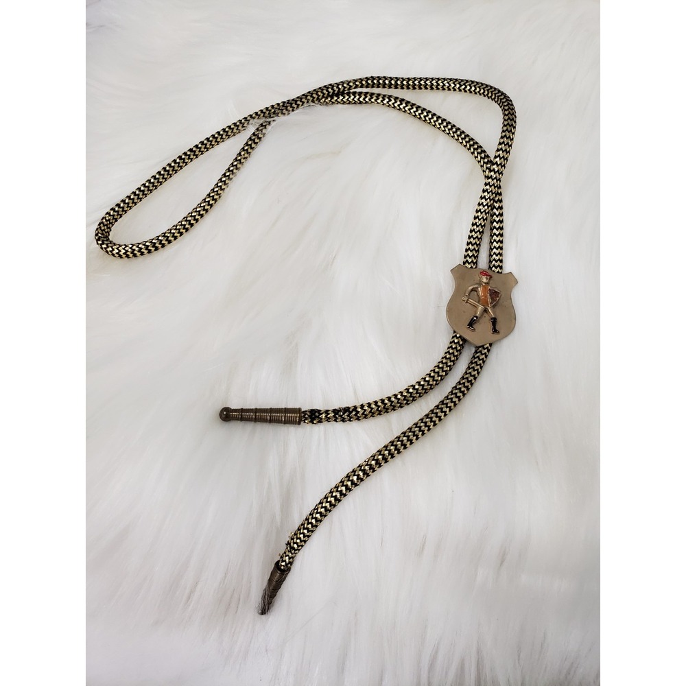 1959 Disney SLEEPING BEAUTY PRINCE TIE Bolo Cowboy NeckTie Necklace‎ Vintage